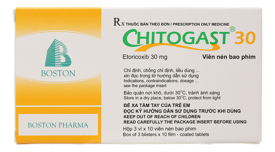 Chitogast 30mg (H3*10) boston