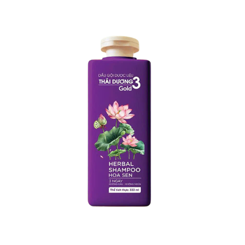Dầu gội thái dương 3 Hoa sen 330 ml