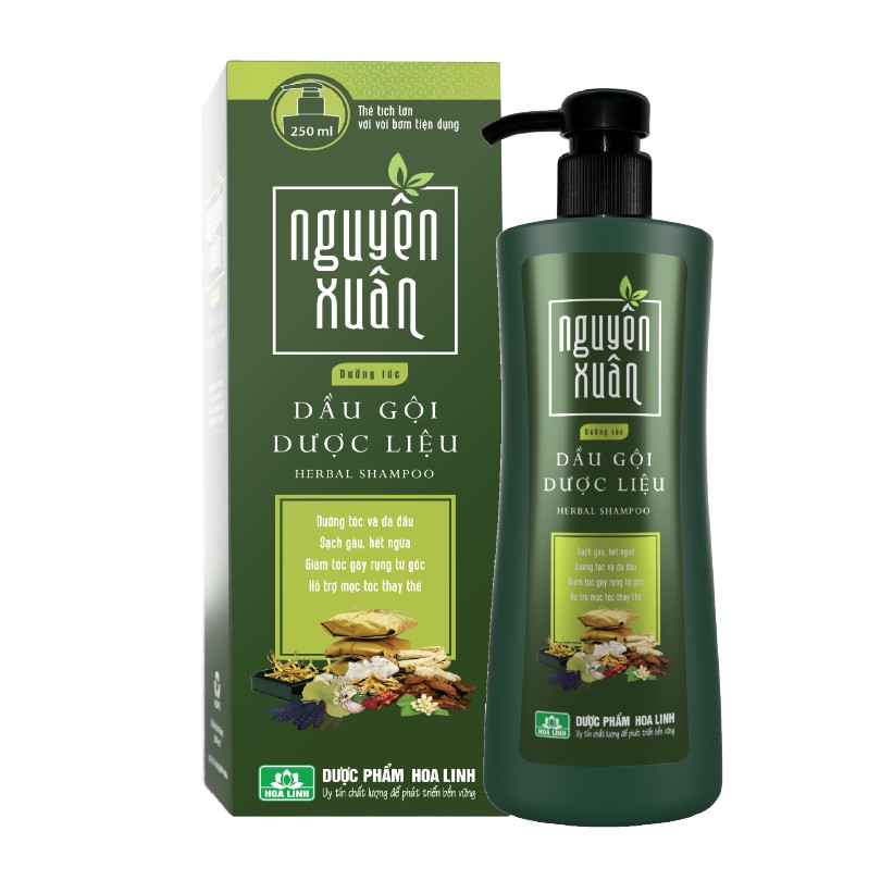 Dầu gội nguyên xuân xanh lá 350ml
