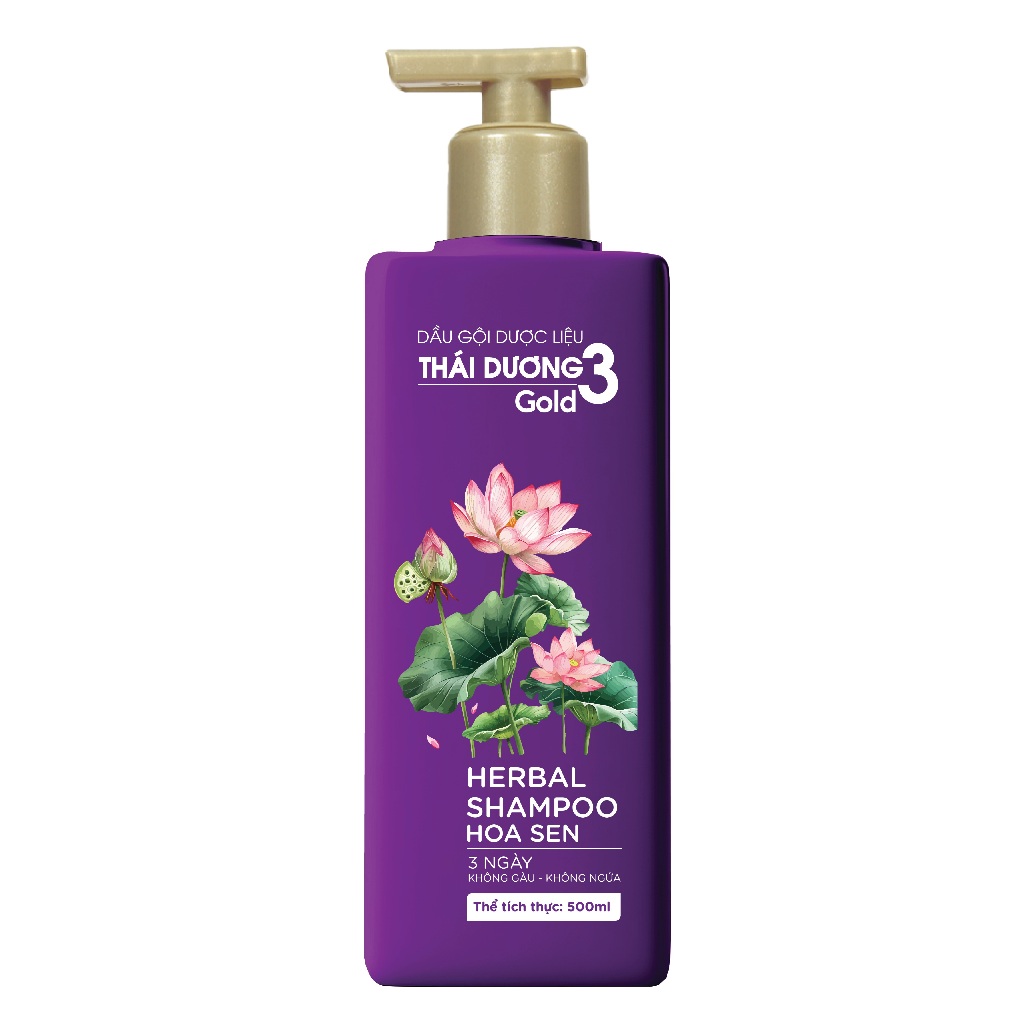 Dầu gội thái dương 3 Hoa sen 500ml