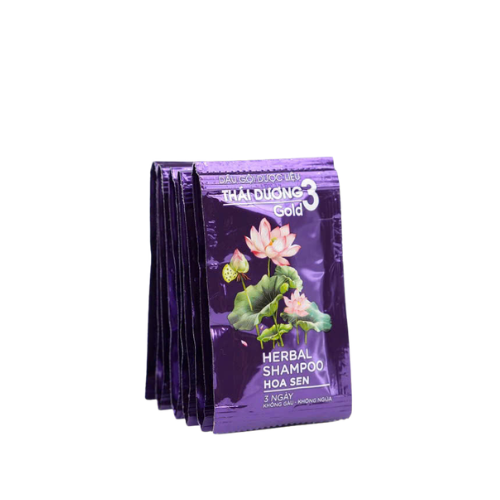 Dầu gội thái dương 3 (Dây 10g) Hoa sen