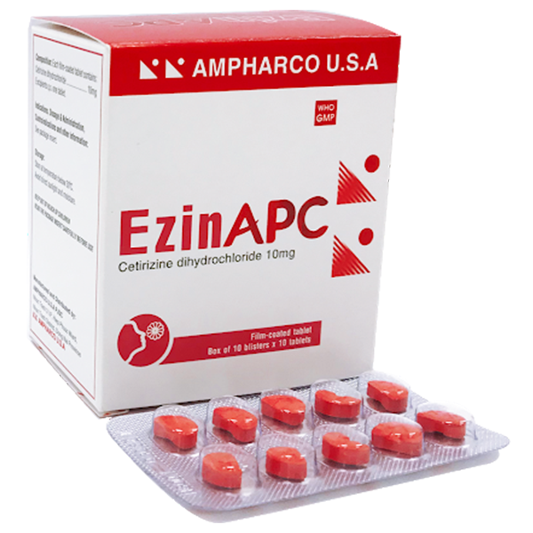 Ezin - Citirizi 10mg (H10*10viêb) Ampharco