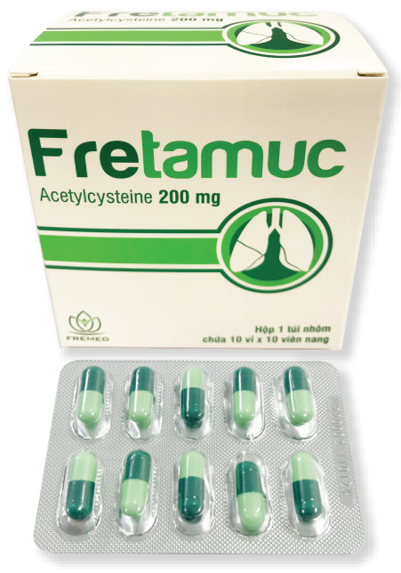 Fretamuc 200mg (H10*10 viên) Fremedol