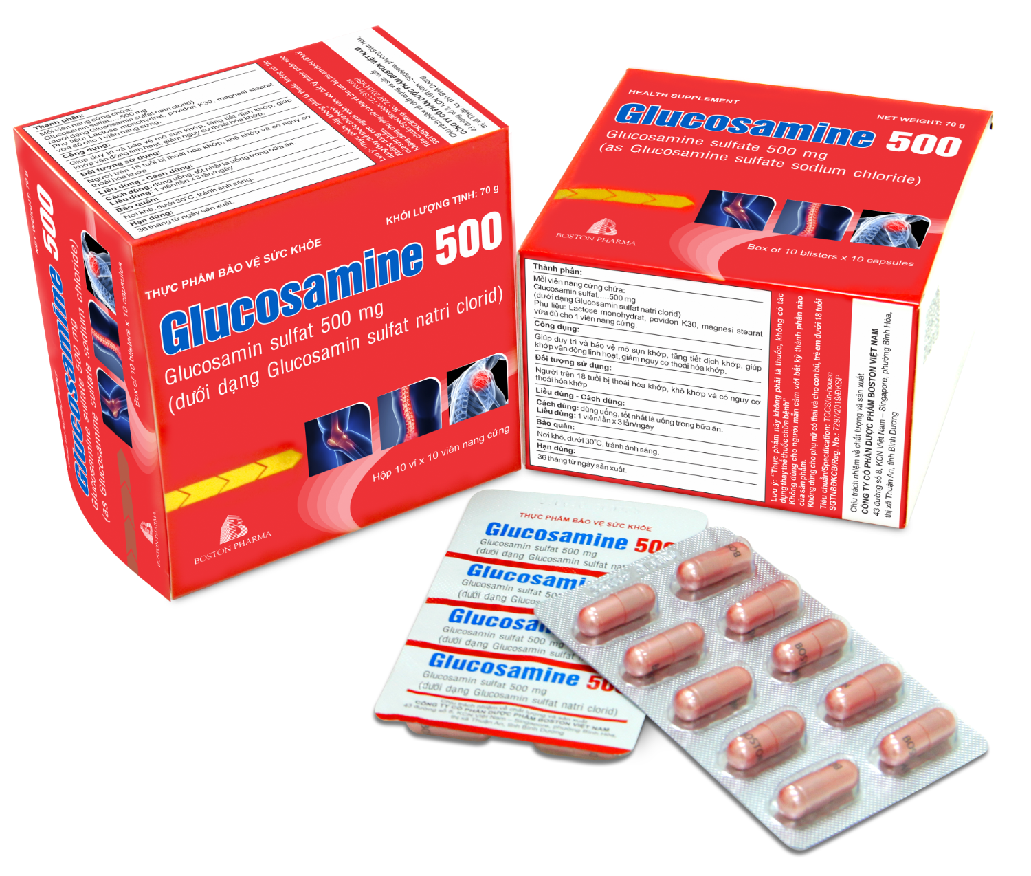 Glucosamin 500mg (H10*10viên)