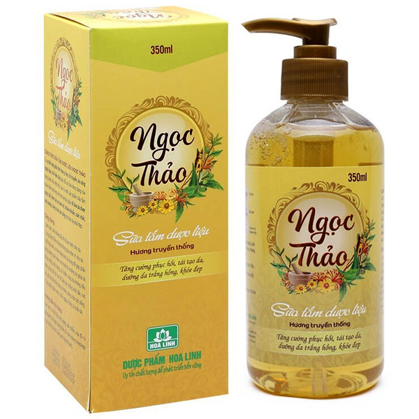 Sữa tắm Ngọc Thảo 350ml (Vàng)