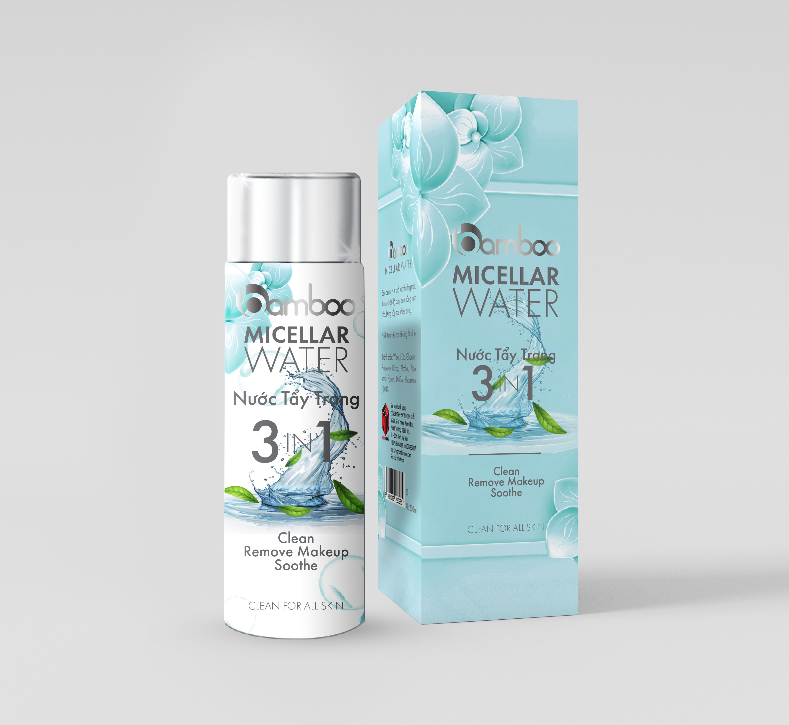 Bamboo Nước tẩy trang 200ml