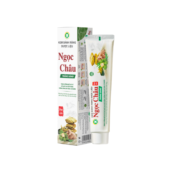 Kem dánh răng Ngọc Châu 170g (Trắng sáng)