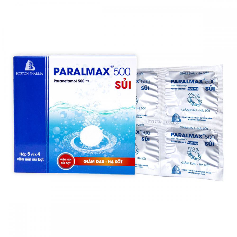 Paralmax 500mg sủi (H5*4viên)