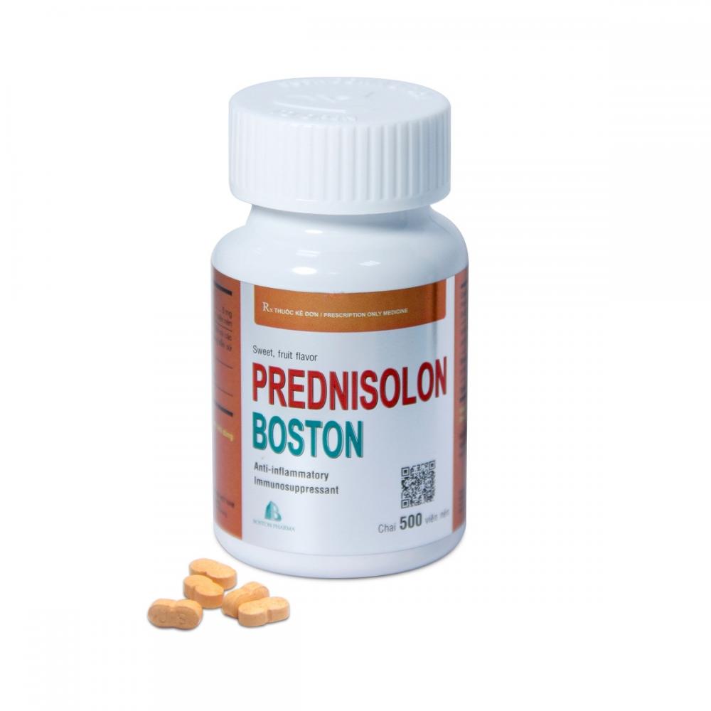 Prednisolon Boston 5mg (L500viên)