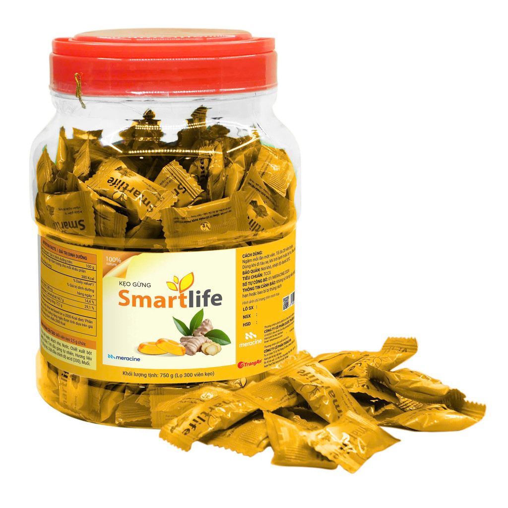 Smartlife kẹo ngậm gừng (L300 viên) Gia Nguyễn