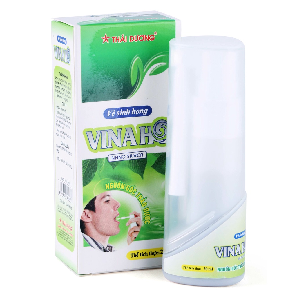 Vinaho 20ml xịt họng Thái Dương
