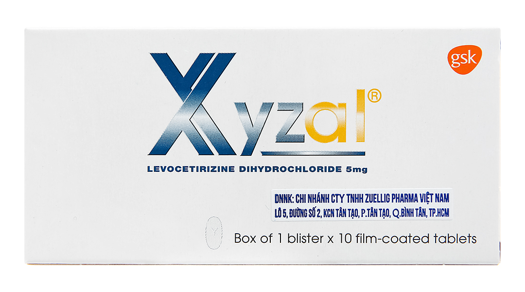 Xytal 5mg - Levocetirizin (H3*10 viên) Ampharco