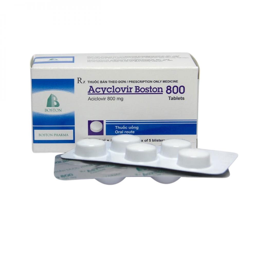 Acyclovir 800mg (H5*5viên)