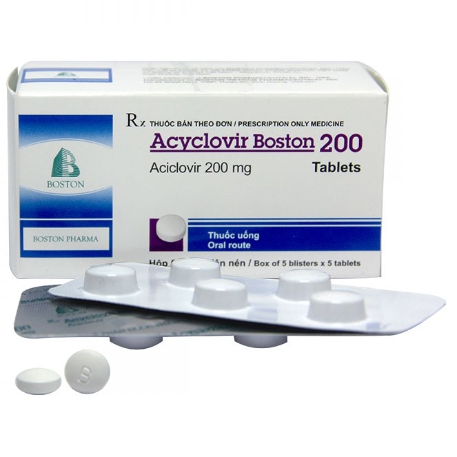 Acyclovir 200mg (H5*5viên)