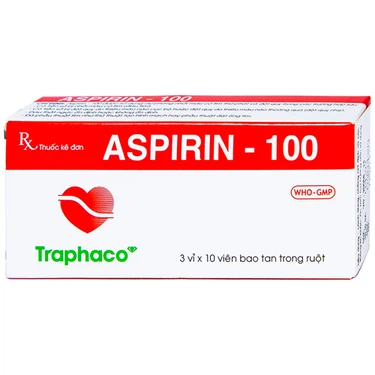 Aspirin 100mg (H3*10viên)