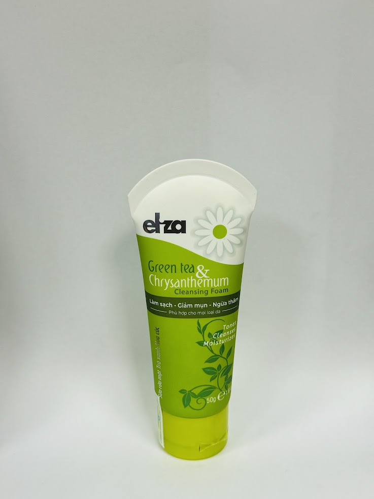 Bạch liên Trà Xanh Sữa rửa mặt 50g