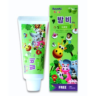 Kem đánh răng Bambi Táo 60g (Trẻ em)