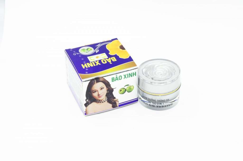 Bảo Xinh kem Dưỡng Trắng Tái Tạo 3in1 12g