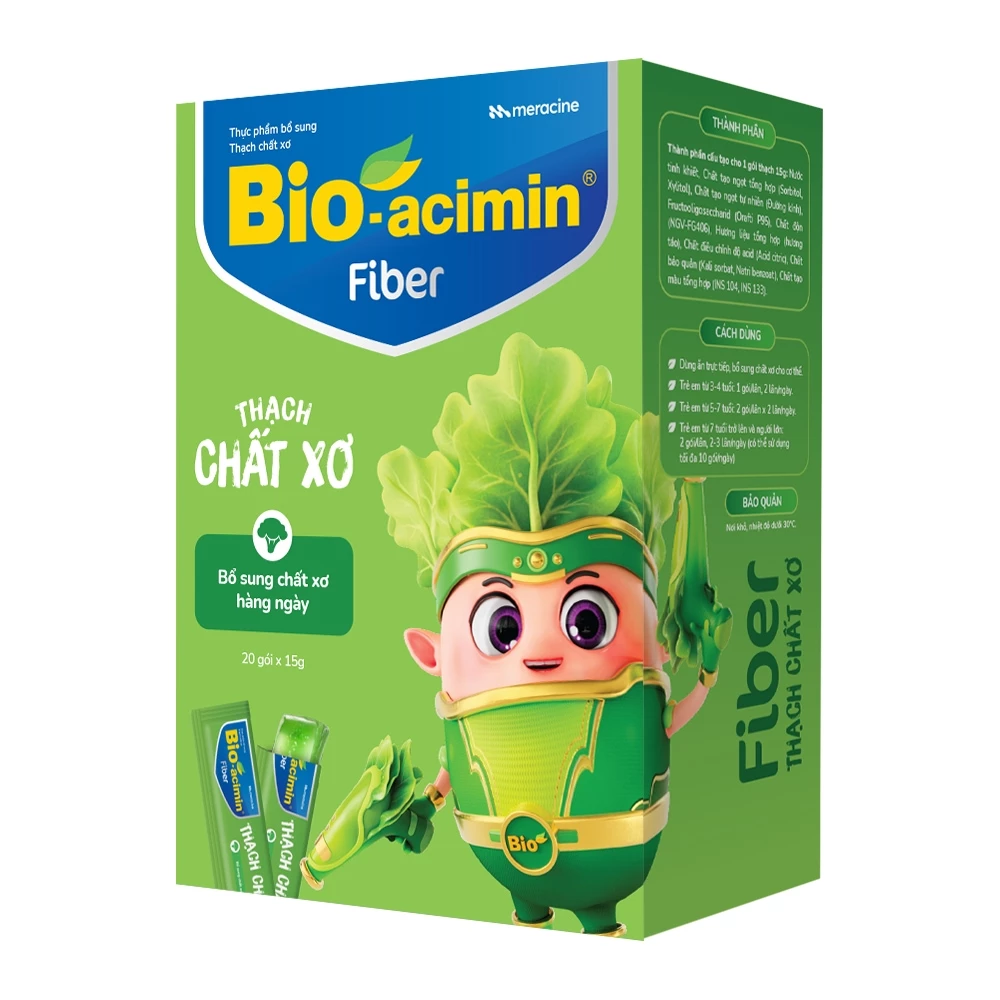Bioacemin Thạch chất xơ (H20 gói) Gia Nguyễn