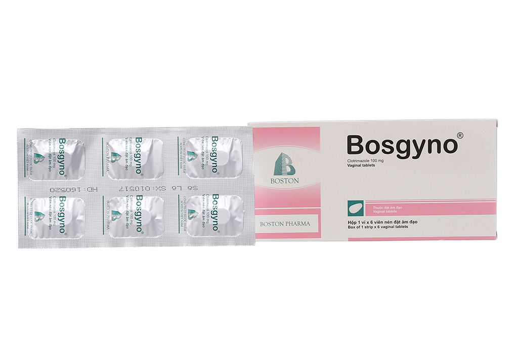 Bosgyno - Clotrimazol 100mg (H6viên)