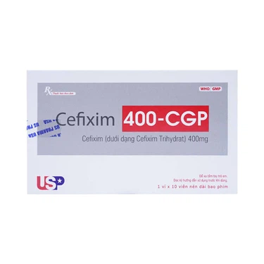 Cefixim 400mg (H10 viên) US