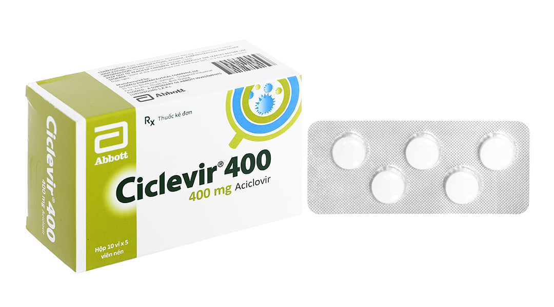 Ciclevir 400mg (H10*5viên)*GLM