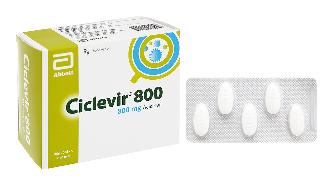 Ciclevir 800mg (H10*5viên)*GLM