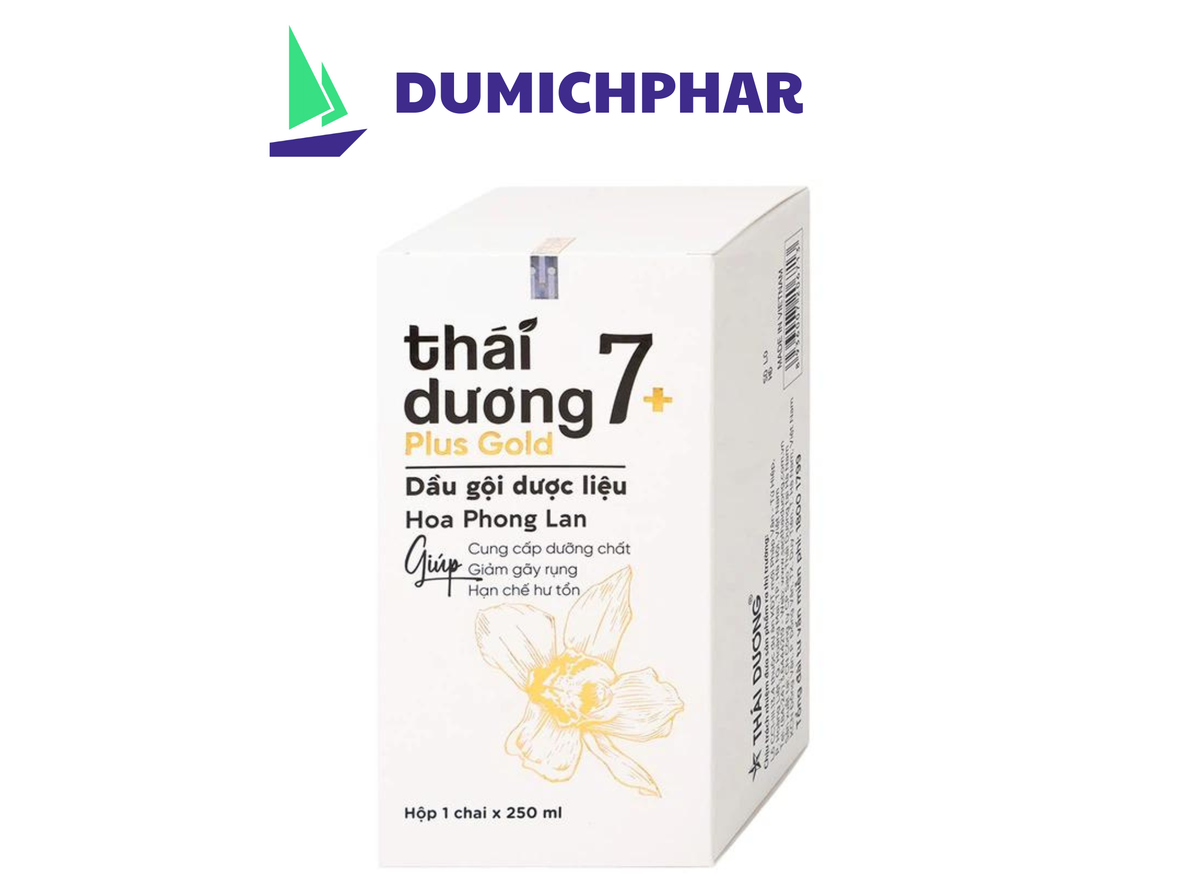 Dầu gội thái dương 7 Plus Gold Hoa phong lan 250ml