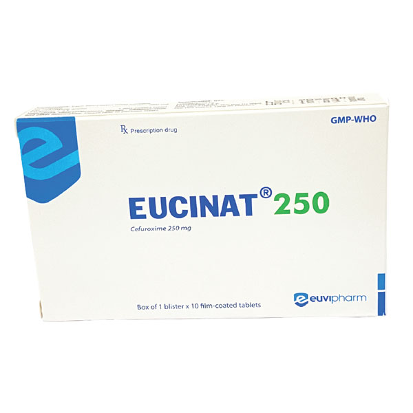 Eucinat -Cefuroxime 250mg (H10viên)