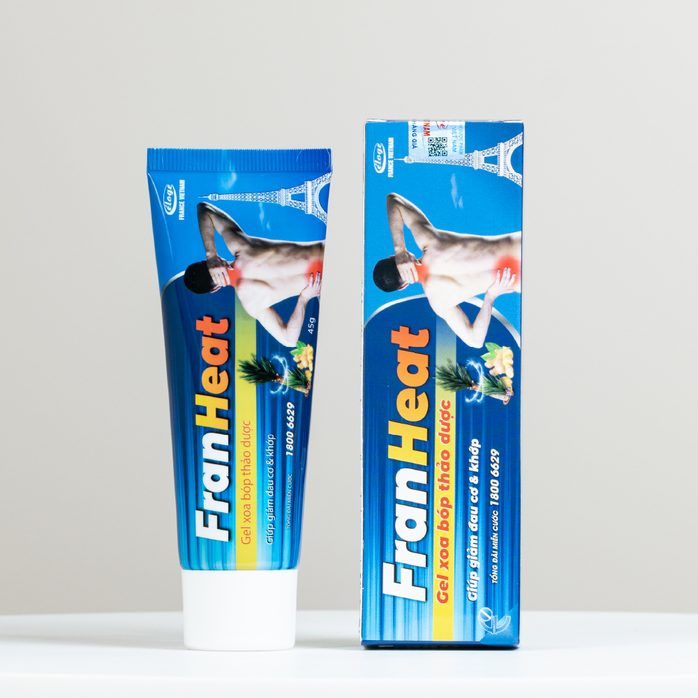 Gel xoa bóp thảo dược Fran Heat 30g Eloge