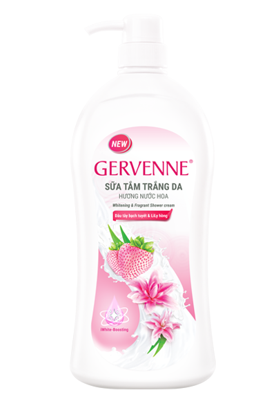 Gervenne Sữa tắm 1200ml (Dâu tây)