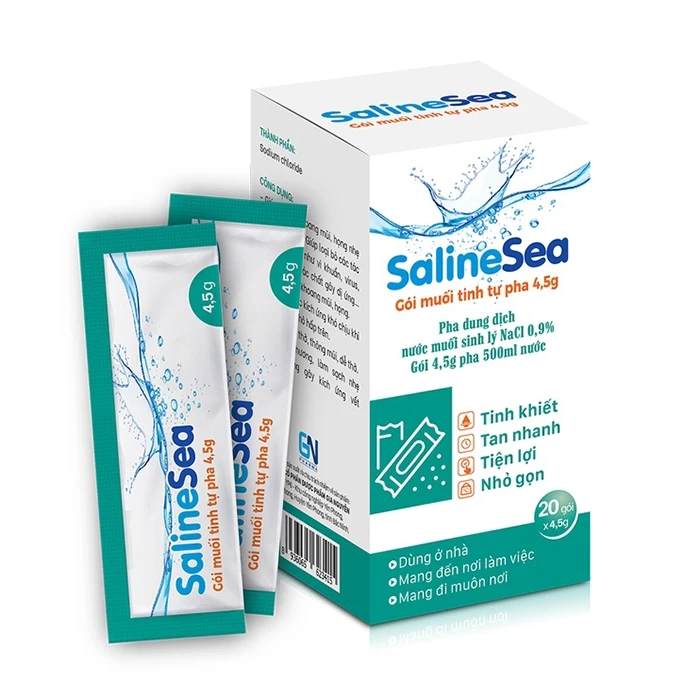 Muối tự pha Saline Sea (H20 gói) Gia Nguyễn
