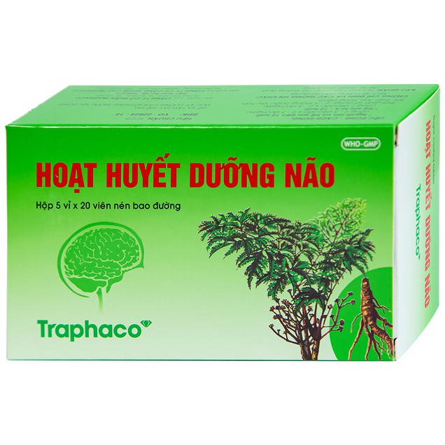 Hoạt huyết dưỡng não  (H5*20viên) Đường