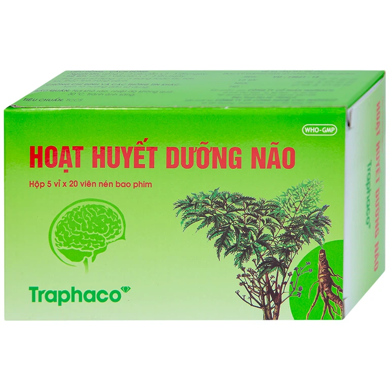 Hoạt huyết dưỡng não (H5*20viên) Bao phim