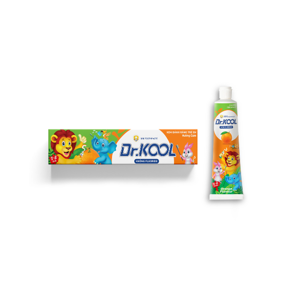 Kem đánh răng Dr.Kool Cam 75g (Trẻ em)