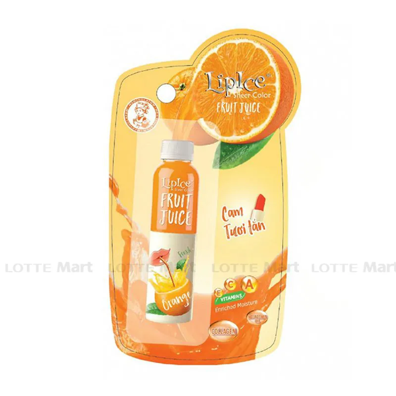 Son Lipice Fruit Juice 4g (Cam Tươi Tắn)