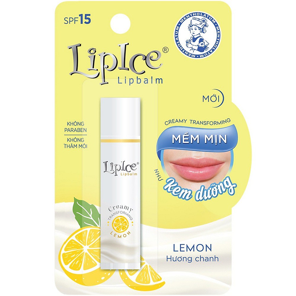 Son Lipice Không Màu 4,3g (Hương Chanh)