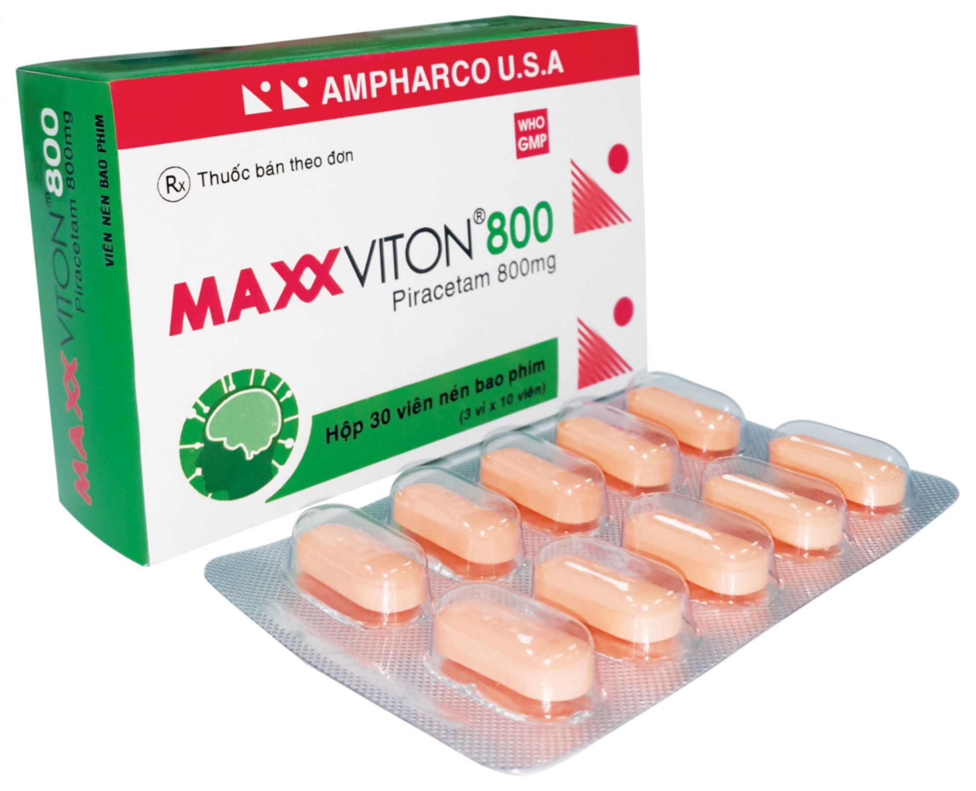 Maxxviton 800mg (H10*10 viên) Ampharco