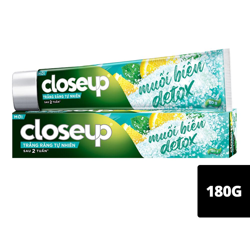 Kem đánh răng Closeup Muối biển 180g (Người lớn)