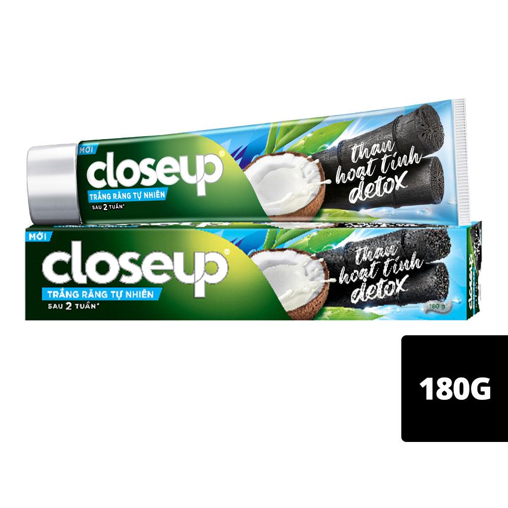 Kem đánh răng Closeup Muối dừa 180g (Người lớn)