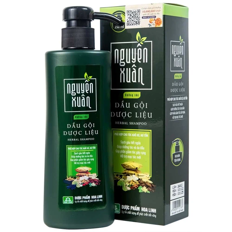 Dầu gội Nguyên Xuân Xanh Lá 250ml (Dưỡng Tóc)