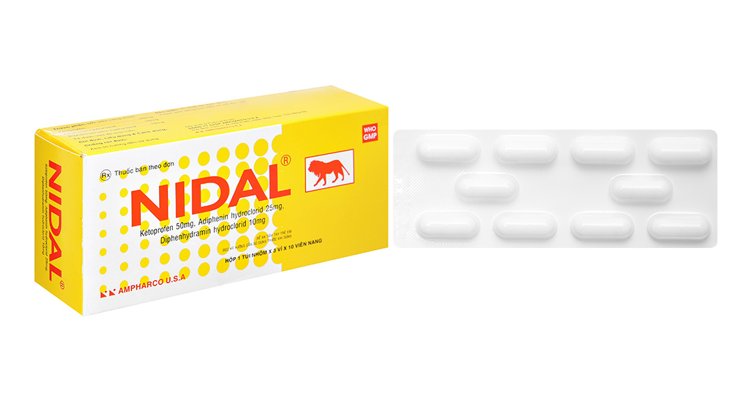 Nidal (H3*10 viên) Ampharco