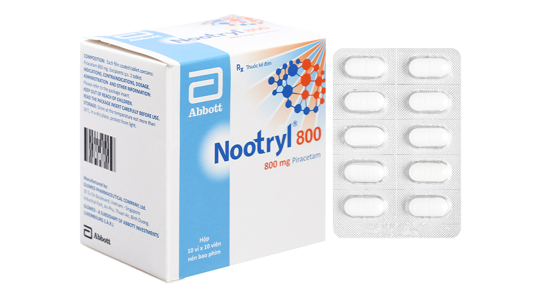 Nootryl 800mg -Piracetam (H10*10viên)*GLM