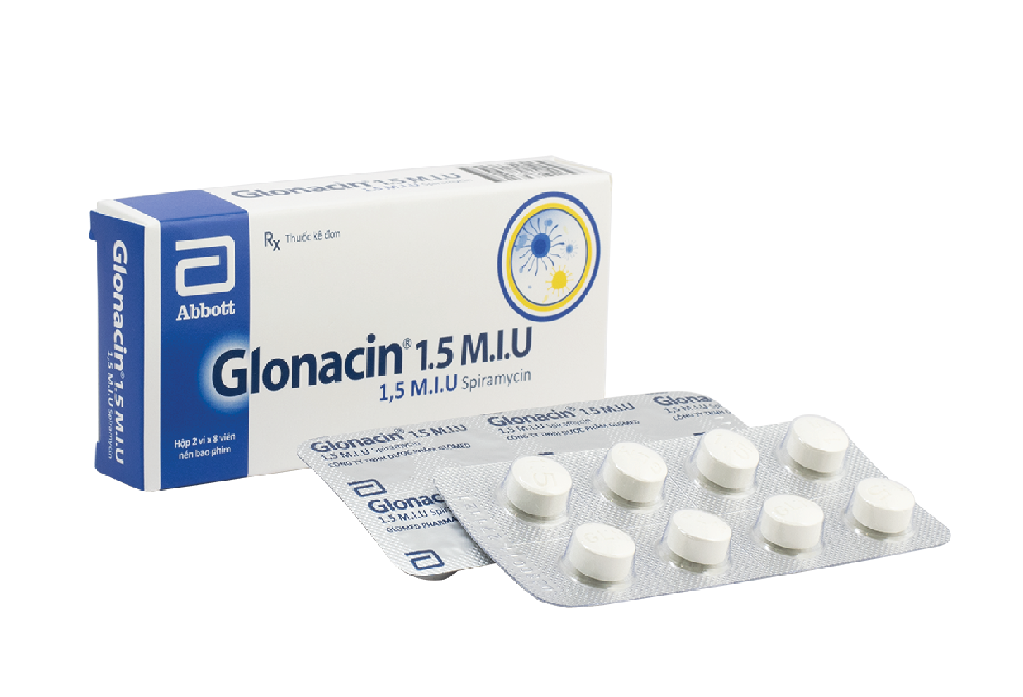 Glonacin 1,5MIU (H2*8viên) *GLM
