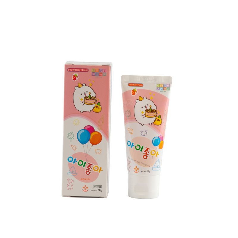 Kem đánh răng Pipi Cucu Dâu 60g (Trẻ em)