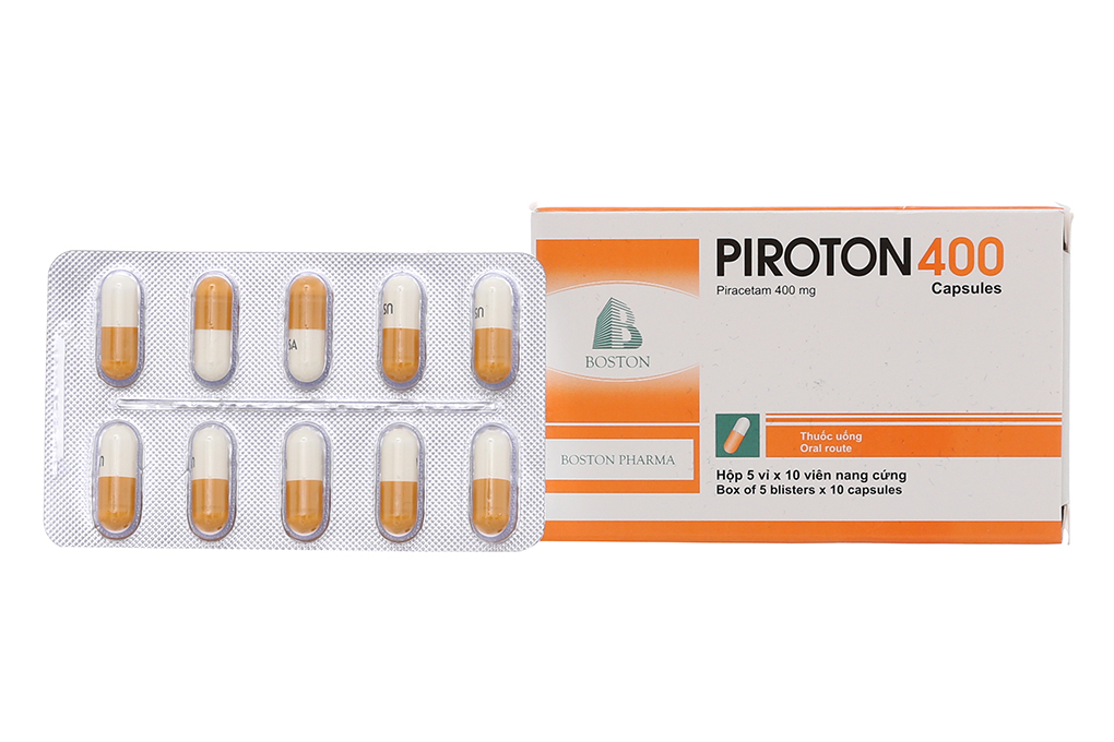 Piroton 400mg -Piracetam (H5*10viên)