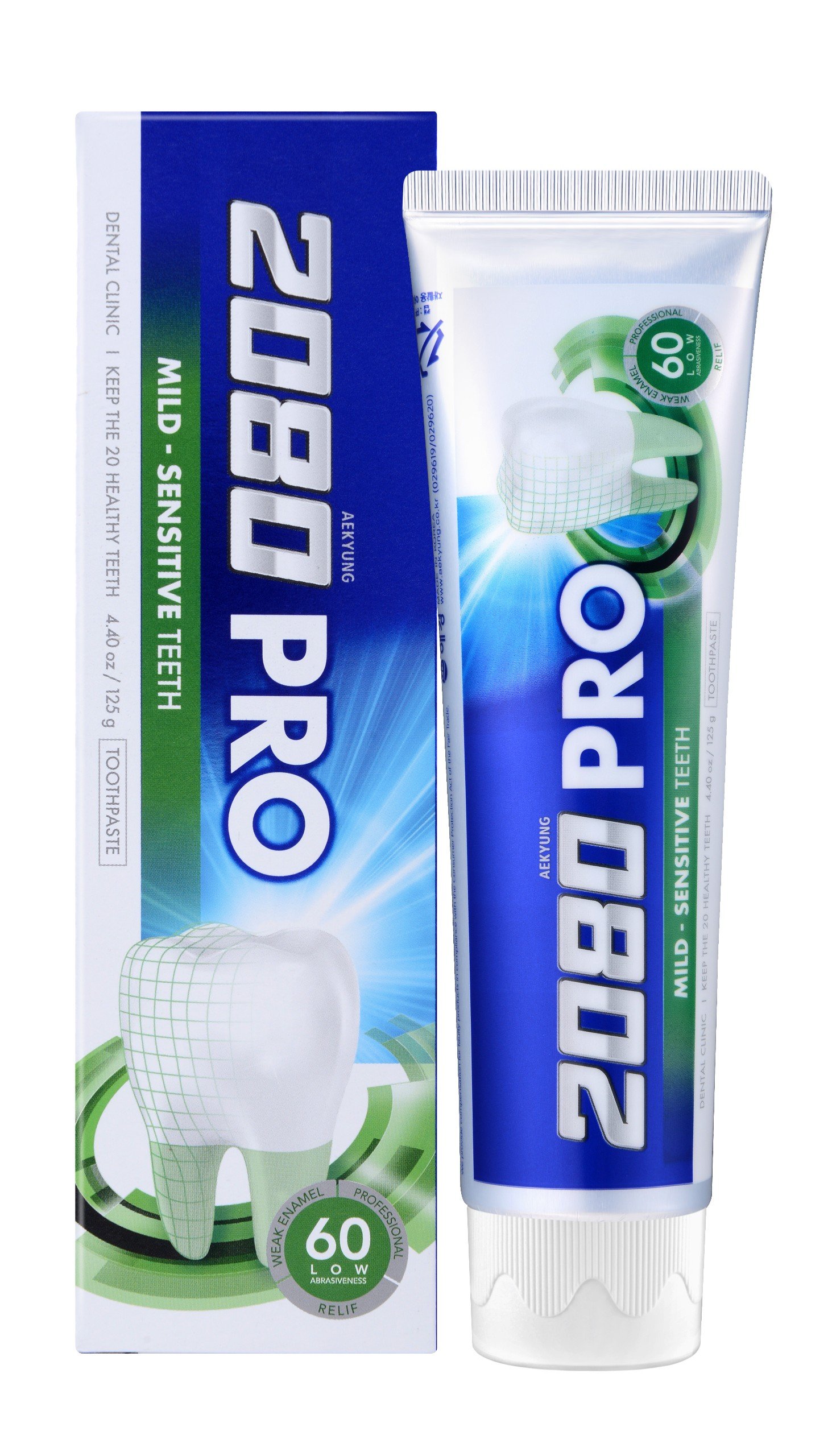 Kem đánh răng 2080 Pro Mild 125g (Người lớn)