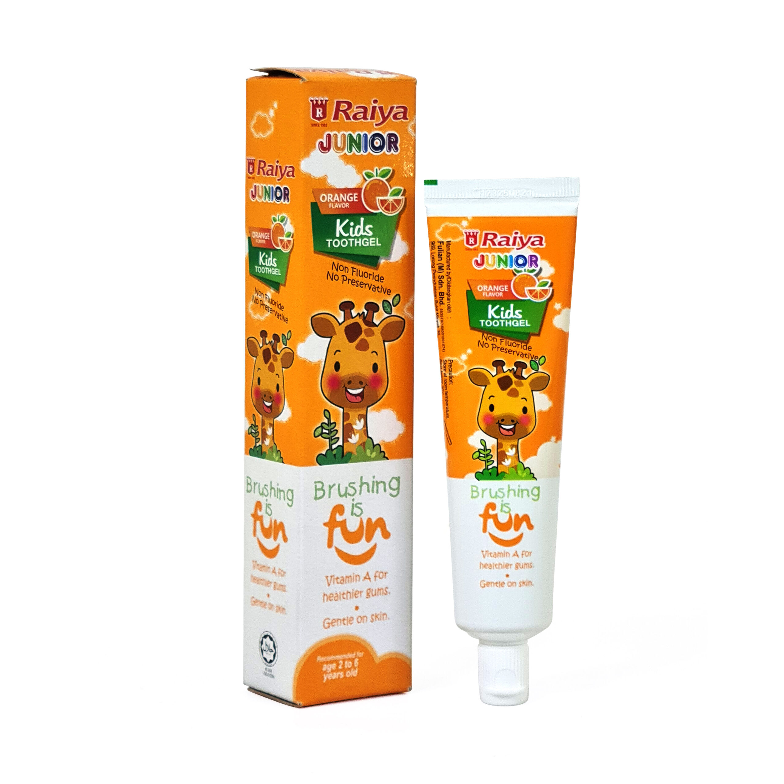 Kem đánh răng Raiya Cam 75g (Trẻ em)