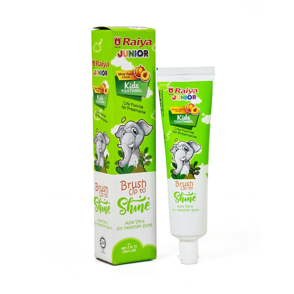 Kem đánh răng Raiya Đào 75g (Trẻ em)