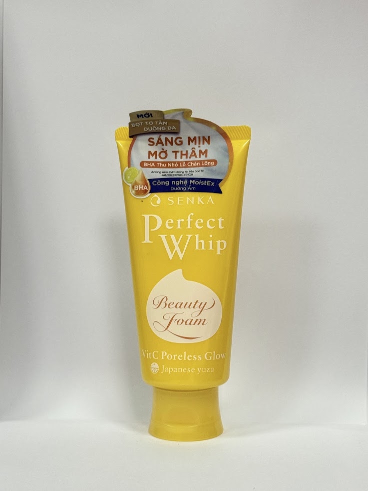 Sữa rửa mặt Senka Vitamin 100g (Vàng)